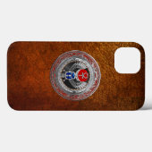 [800]聖銀エジプト翼スカラブ&アンク Case-Mate iPhoneケース (裏面 (横))