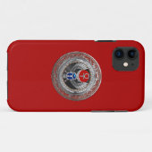 [800]聖銀エジプト翼スカラブ&アンク Case-Mate iPhoneケース (裏面(横))