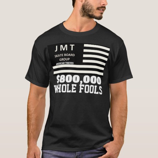 $800,000 大バカ者 Basic ダークTシャツ Tシャツ (正面)