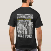$800,000 大バカ者 Basic ダークTシャツ Tシャツ (裏面)