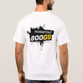 800GS motorrad Tシャツ (裏面)