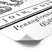 800px-Joinordie (800 x 554)、ペンシルバニア州、ガゼット… ポスター (角)