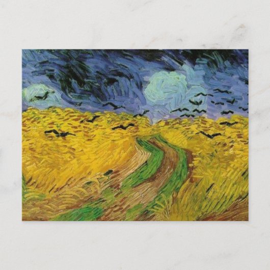 800px-vincent vanゴッホ(1853-1890) – 小麦畑w ポストカード (正面)