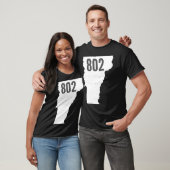 802 Vermontエリアコードプライド州の概要 Tシャツ (ユニセックス)