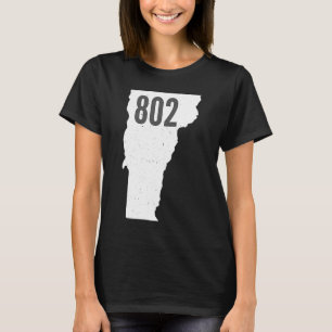 802 Vermontエリアコードプライド州の概要 Tシャツ