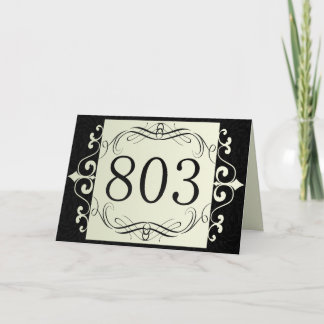803市外局番 カード
