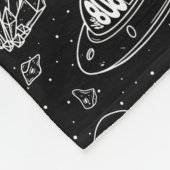 808エイリアン毛布 フリースブランケット (角)