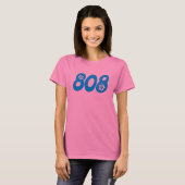 808ハワイの市外局番 Tシャツ (正面フル)