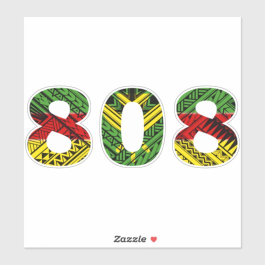 808ハワイカカオカナカマオリ シール (シート)