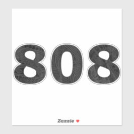 808ハワイトリバルブラックグレー シール