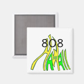 808ハワイ磁石 マグネット (正面/裏面)