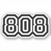808 シール (正面)