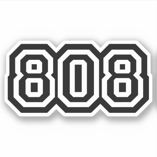 808 シール (正面)