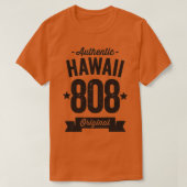 808 Hawaii Area Code Authentic T-shirt 7 Tシャツ (デザイン正面)