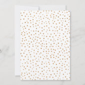 80 誕生日パーティー - ホワイトゴールド ピンク 招待状 (裏面)