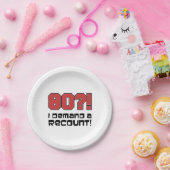 80?!80番目のお話をお願いおもしろいします誕生日 ペーパープレート (パーティー)