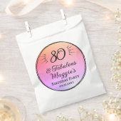 80 and Fabulous 80th Birthday Party  フェイバーバッグ (クリップ留めされた状態)