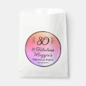 80 and Fabulous 80th Birthday Party  フェイバーバッグ (正面)