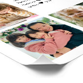 80 Reasons We Love You Photo Collage Keepsake Gift ポスター (コーナー)