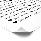 80 Reasons We Love You Photo Collage Keepsake Gift ポスター (コーナー)