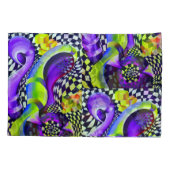 80 sアールデコ幾何学模様 枕カバー (裏面)