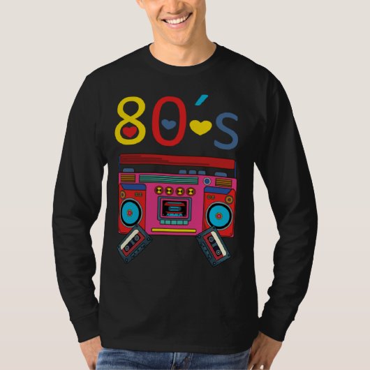 80´s themed party 80 s costume  I love the 80s Tシャツ (正面)