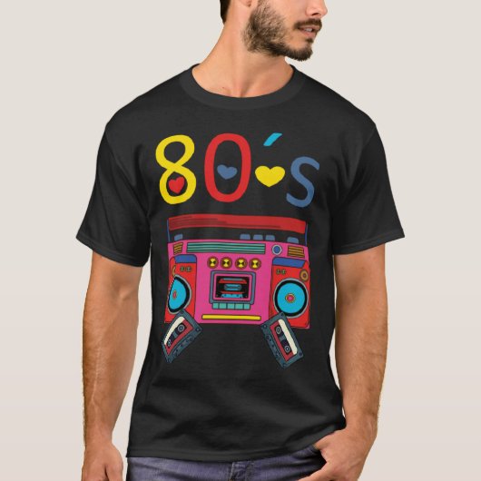 80´s themed party 80 s costume  I love the 80s Tシャツ (正面)