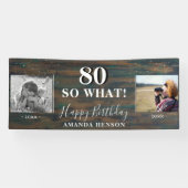 80 So What Old 素朴 New Photo 80誕生日 横断幕 (横)