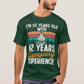 80 Year Old Camper Mountains Camping 80 Birthday f Tシャツ (正面)