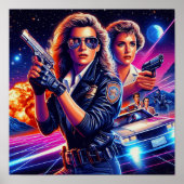 80sアクションガールズ ポスター (正面)