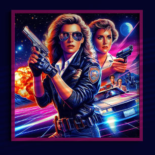 80sアクションガールズ ポスター
