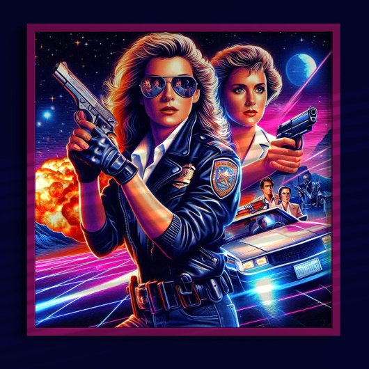 80sアクションガールズ ポスター