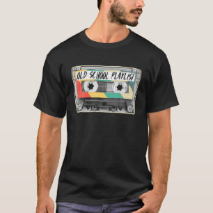 80Sカセットテープファッション旧学校再生リスト1980 Tシャツ