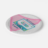 80sカセット紙プレート、9インチ角紙プレート ペーパープレート (アングル)