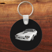 80sカマロのスポーツカー: 3Dモデル: Keychain キーホルダー (正面)