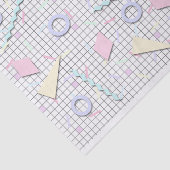 80sキャンディパステルジオプリントティッシュペーパー 薄葉紙 (詳細)