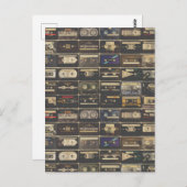 80sクールヴィンテージカセット ポストカード (正面/裏面)