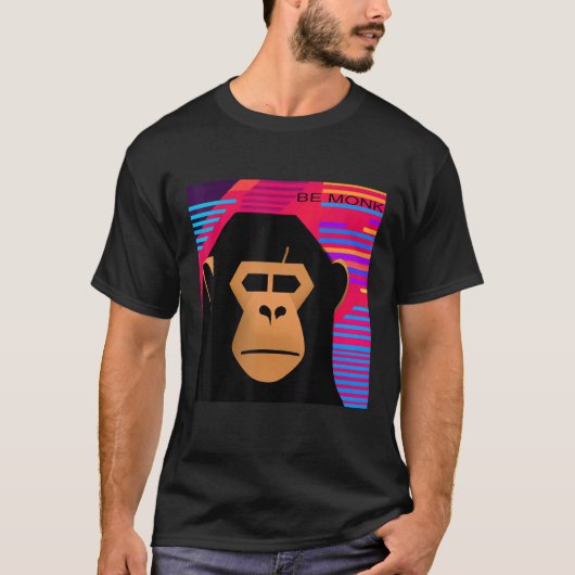 80sシンスウェーブブモンク tシャツ (正面)