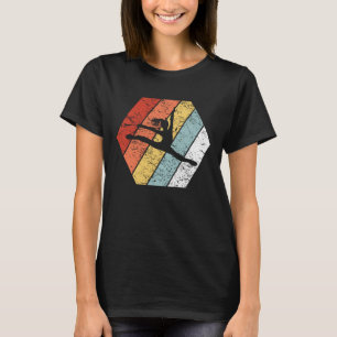 80sスタイルを振り回すおもしろいなレトロのヴィンテージのバトン tシャツ