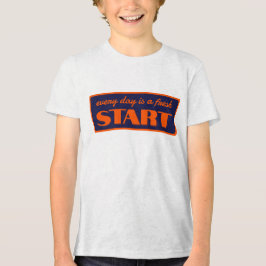 80sスタイルプレート(赤) トライブレンドTシャツ