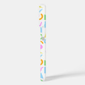 80sスタイル図形のパターン色（白） Case-Mate iPhoneケース (裏面 / 左)