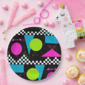 80sスプラタペイント紙プレート ペーパープレート (パーティー)