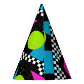 80sスプラタペイント装飾用クッション パーティーハット (裏面)