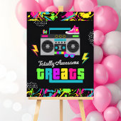 80sトータル素晴らしトリートパーティー署名誕生日 ポスター