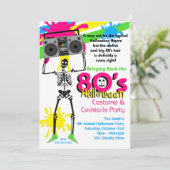 80sハローウィンパーティ招待状 招待状 (スタンド正面)