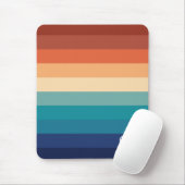 80sパーソナライズされたグラデカラフルィティストライプのング マウスパッド (マウス)