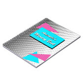 80sパーソナライズされたジャーナル ノートブック (左側)