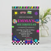 80sパーティの招待状 招待状 (スタンド正面)