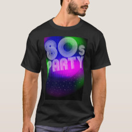 80sパーティーの印 tシャツ