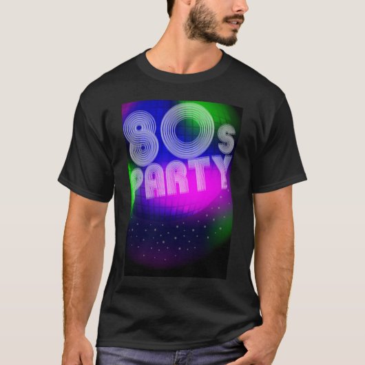 80sパーティーの印 tシャツ (正面)